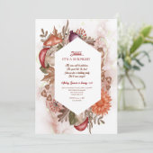 Herfst in aquarel kaart (Staand voorkant)