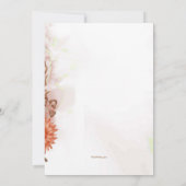 Herfst in aquarel kaart (Achterkant)