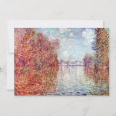 Herfst in Argenteuil door Claude Monet (Voorkant)