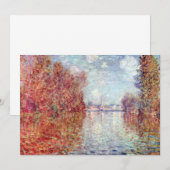 Herfst in Argenteuil door Claude Monet (Voorkant / Achterkant)