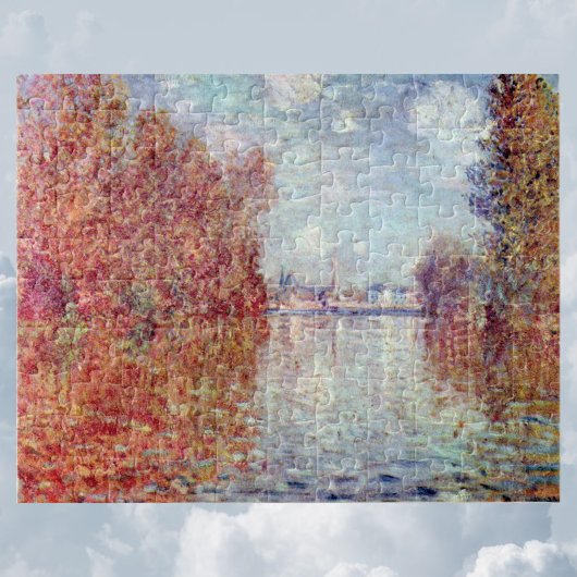 Herfst in Argenteuil door Claude Monet Legpuzzel