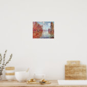 Herfst in Argenteuil door Claude Monet Poster (Keuken)
