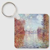 Herfst in Argenteuil door Claude Monet Sleutelhanger (Voorkant)