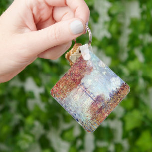 Herfst in Argenteuil door Claude Monet Sleutelhanger