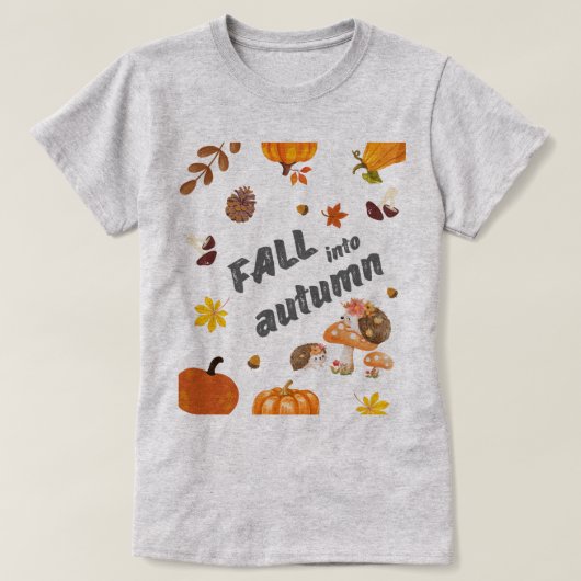 HERFST IN AUTUMN, HALLO AUTUMN TSHIRT (Design voorkant)