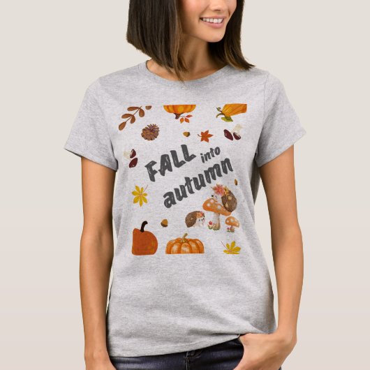 HERFST IN AUTUMN, HALLO AUTUMN TSHIRT (Voorkant)