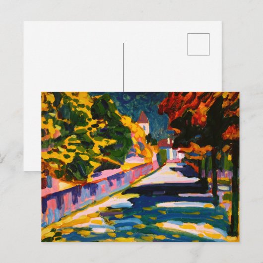 Herfst in Beieren door Wassily Kandinsky Briefkaart (Voorkant / Achterkant)