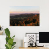 Herfst in Beskids Polen Poster (Thuiskantoor)