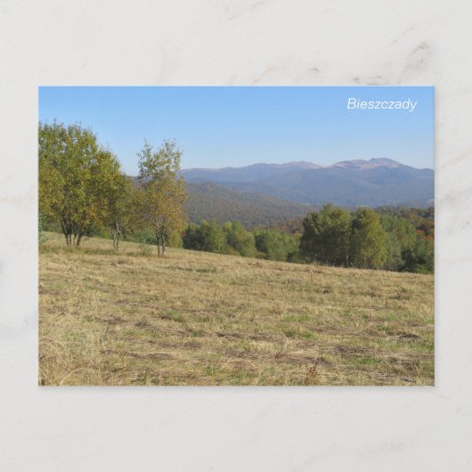Herfst in Bieszczady Briefkaart (Voorkant)