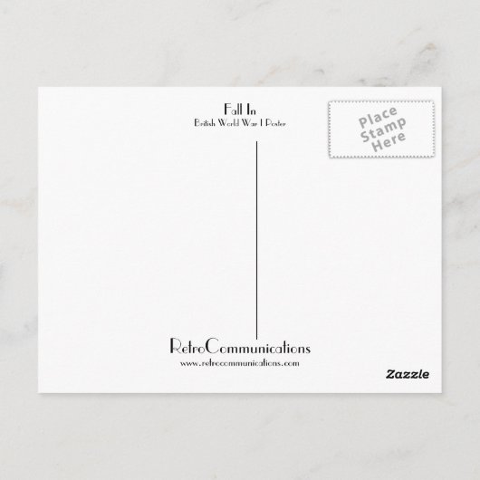 Herfst in briefkaart (Achterkant)