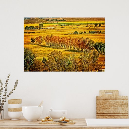 Herfst in Carson Valley Poster (Keuken)
