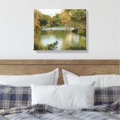 Herfst in Central Park Canvas Afdruk (Insitu (Slaapkamer))