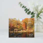 Herfst in Central Park (kleur) Briefkaart (Staand voorkant)