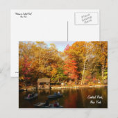 Herfst in Central Park (kleur) Briefkaart (Voorkant / Achterkant)