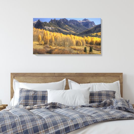 Herfst in Cimarron Wilderness #2 Canvas Afdruk (Insitu (Slaapkamer))