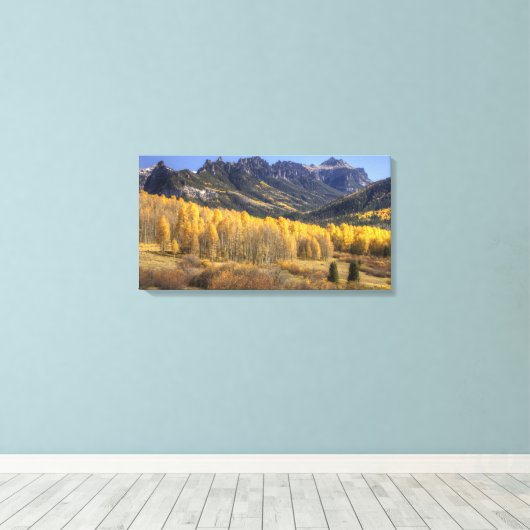 Herfst in Cimarron Wilderness #2 Canvas Afdruk (Insitu (Houten vloer))