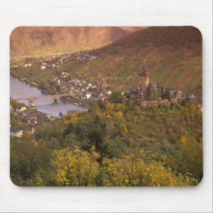 Herfst in Cochem, Rijnland-Palts, Duitsland Muismat