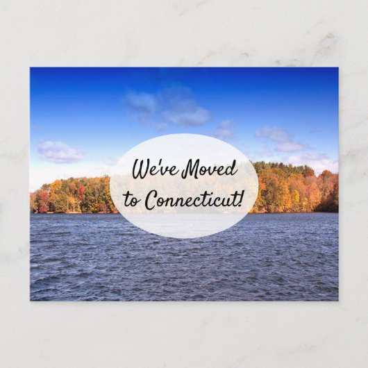 Herfst in Connecticut bewegende aankondiging (Voorkant)