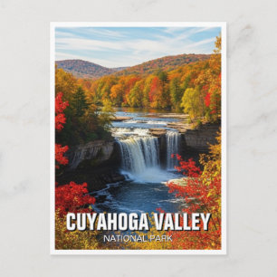Herfst in Cuyahoga Valley National Park Ohio Briefkaart
