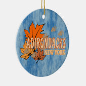 Herfst In De Adirondacks Met Herfstbladeren Beer T Keramisch Ornament (Rechts)