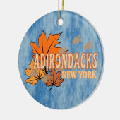 Herfst In De Adirondacks Met Herfstbladeren Beer T Keramisch Ornament (Links)