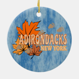 Herfst In De Adirondacks Met Herfstbladeren Beer T Keramisch Ornament