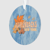 Herfst In De Adirondacks Met Herfstbladeren Beer T Ornament (voorkant)