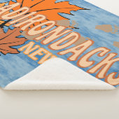 Herfst In De Adirondacks Met Herfstbladeren Beer T Sherpa Deken (3/4)