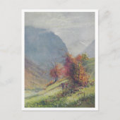 Herfst in de Alpen Schilderen Briefkaart (Voorkant)