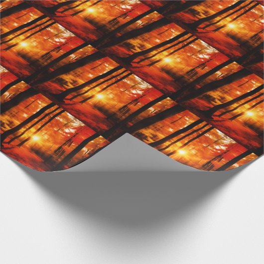 Herfst in de Backwoods Cadeaupapier (Hoek)