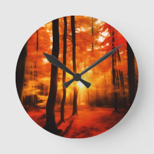 Herfst in de Backwoods Ronde Klok
