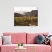 Herfst in de bergen canvas print (Insitu (Woonkamer))