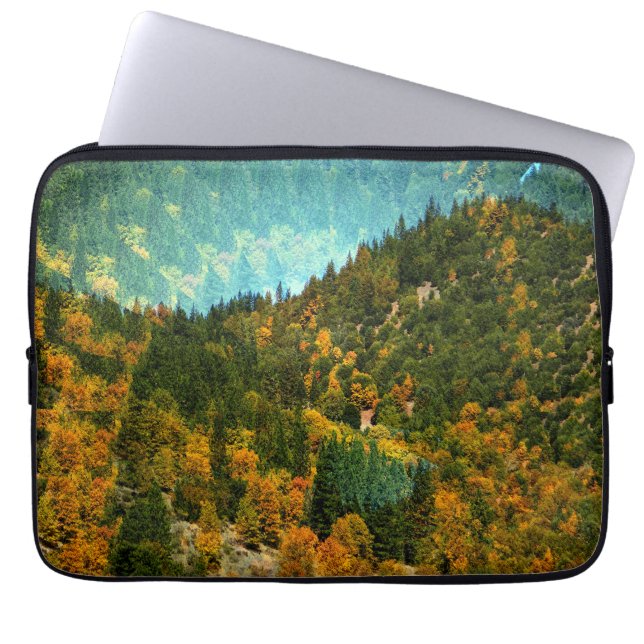 Herfst in de bergen..... laptop sleeve (Voorkant)