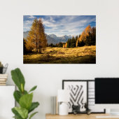 Herfst in de bergen poster (Thuiskantoor)