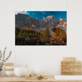 Herfst in de bergen poster (Keuken)