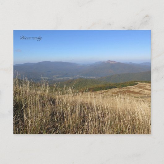 Herfst in de Bieszczady bergen Briefkaart (Voorkant)