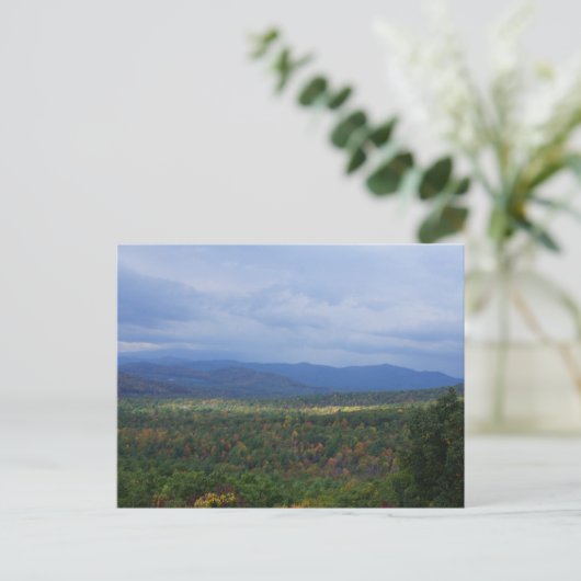 Herfst in de Blue Ridge Mountains Briefkaart (Staand voorkant)
