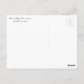 Herfst in de Blue Ridge Mountains Briefkaart (Achterkant)