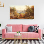 Herfst in de Catskills – Charles W. Knapp Canvas Afdruk (Insitu (Woonkamer))