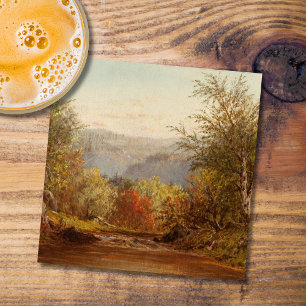 Herfst in de Catskills – Charles W. Knapp Stenen Onderzetter