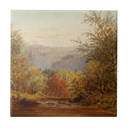 Herfst in de Catskills – Charles W. Knapp Tegeltje (Voorkant)