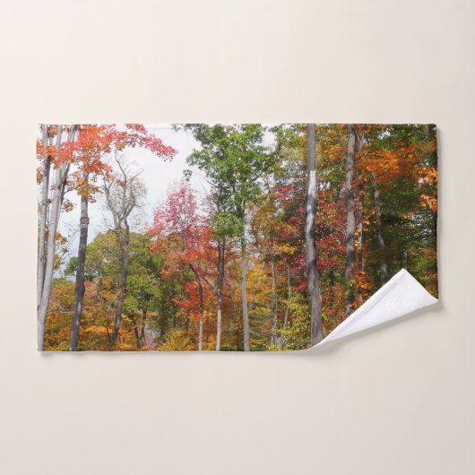 Herfst in de Forest Colorful Autumn Photography Handdoek (Handdoek)