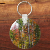 Herfst in de Forest Colorful Autumn Photography Sleutelhanger (Voorkant)