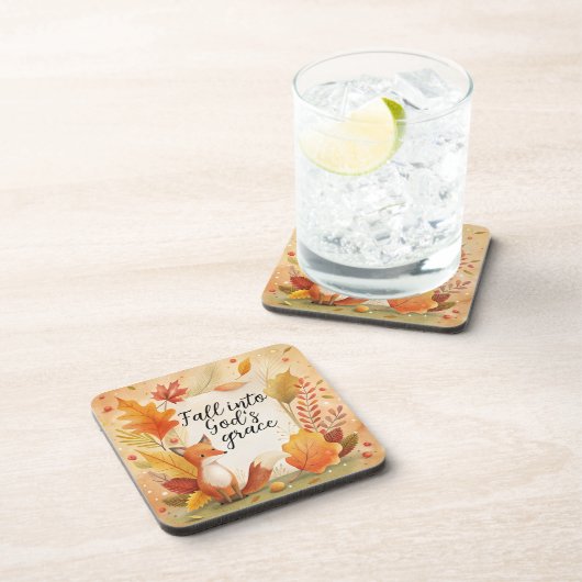 Herfst in de genade van God Bier Onderzetter (Rechterzijde)