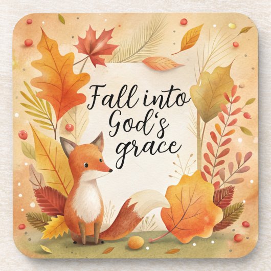 Herfst in de genade van God Bier Onderzetter (Voorkant)
