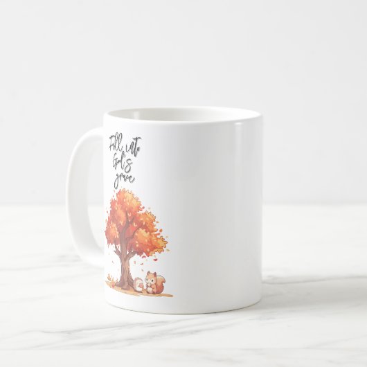 Herfst in de genade van God Koffiemok (Voorkant links)