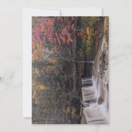 Herfst in de Grote Herfsten van Tinkers Creek Feestdagenkaart