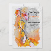 Herfst in de herfst bewegende aankondiging (Voorkant)