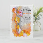 Herfst in de herfst bewegende aankondiging (Staand voorkant)