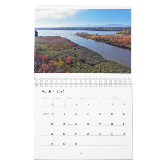 Herfst in de Hudson-vallei Kalender (Mar 2026)